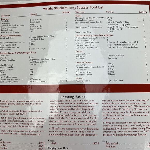 90s Weight Watchers New Complete Cookbook 500+ Recipes Weight Loss Hardcover - Picture 6 of 8